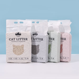 Cat Litter sand tofu 6L flushable Food Grade Plant Tofu Residue Made Kitty Litter Cat Toilet sand