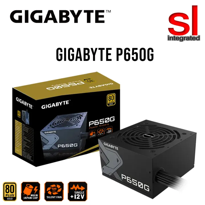 Gigabyte P650G PG5 ATX3.1 PCIE 5.1 80+ Gold 650w Power Supply
