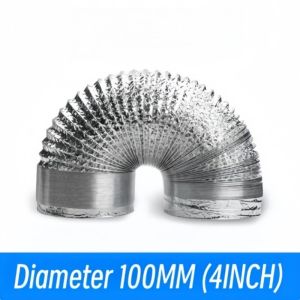AIMO 3M/5M Aluminum foil smoke exhaust duct kitchen ventilator ventilation duct bathroom exhaust duct ventilation fan hose exhaust fan duct