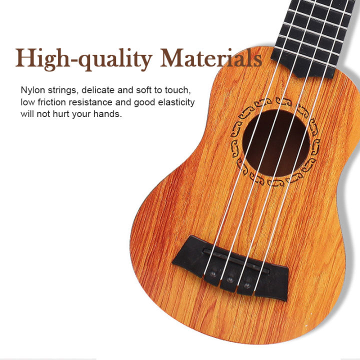Ukulele%20Guitars%20For%20Kids%20Wood%20Color%20Plastic%20Musical%20Instrument%20Guitar%20Children%20Birthday%20Gift%20-%20Image%204