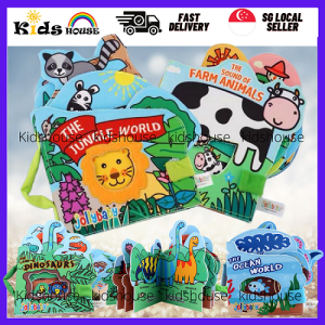 Kidshouse 3D Soft Book Fabric Cloth Book Educational Toys Story Reading Infant Baby Toddlers Children ET100