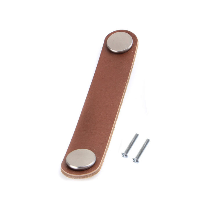 2sql Leather Leather Strap Furniture Hardware Cupboard Handle