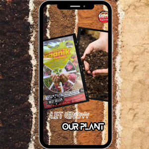 Tanah Campuran Organik (Organic soil mix 9 in1) Cocopeat + mix soil + organic fertilizer  (有机土壤混合物9 in1) 椰子混合土壤有机肥料