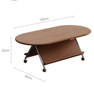Solid Wood Tea Table Nordic Wax Wood Sofa Side Living Room Desk Bedside Japanese Style Coffee Table Magazine Storage