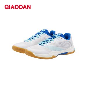 Qiaodan Ace Women Badminton Shoes Professional Rebound Breathable Anti-Slip Trainers QDE182253871