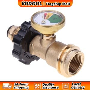 【Vodool】 เกจวัดแก๊สโพรเพนพร้อมเครื่องตรวจจับรั่วในถังและอุปกรณ์ติดตั้ง ใช้งานง่ายและปลอดภัยสำหรับระบบแก๊สบ้านและอุตสาหกรรม