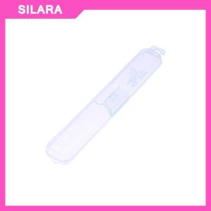 SILARA 1pc Transparent Toothbrush Storage Box Cases Hygienic Travel Portable Holder Container Toothbrush Box Organizer Bathroom Tools