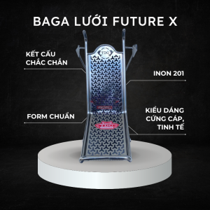 Baga Lưới Future X CNC – Inox 201 Dày 10mm | Chắc Chắn – Thẩm Mỹ – Bền Bỉ