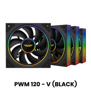 Armaggeddon ARGB Kit 8000 120mm PWM Infinity Mirror PC Case Fan Forward Reverse Silent RGB Cooling Fan
