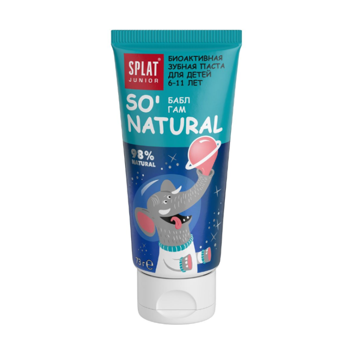 ยาสีฟัน SPLAT Junior Bubble Gum ยาสีฟันออร์แกนิค ปราศจากฟลูออไรด์ ...