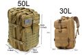 Camel Tactical Men's Backpack Travel Bag Outdoor Survival 3P Assault Bag EDC Molle Hiking Bag Hunting Bag 30L 45L. 