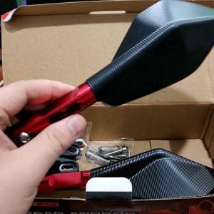 Spion Tomok CNC Kaca Besar Universal PNP VARIO160 Nmax PCX Aerox R15 Ninja CBR Mio Beat Jupiter dll Plus Bearing