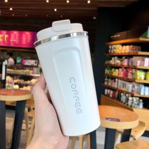 แก้วกาแฟร้อน สแตนเลสแบบพกพา ถ้วยชงกาแฟ 500 มล ถ้วยแบบพกพา แก้วกาแฟ จัดส่งรวดเร็ว COD