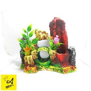 Gua Tebing / Hiasan Aquascape / Hiasan Aquarium / Tebing Aquarium / Ornament Akuarium Buatan Tanggan