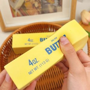 1PC Butter Stick Stress Anxiety Relief Fidget Toys Slow Rising Squishy Squeeze Elastic Cheese Stick Squeeze Toys