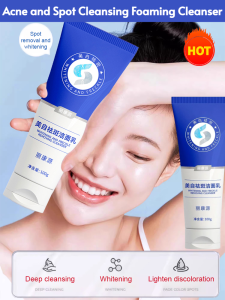 🔥【Best Seller】Acne Spot Cleansing Foaming Cleanser Moisturizing Brightening Cleanser Spot Lightening Cleanser Whitening Brightening Cleanser Cleansing Spots/Blackheads