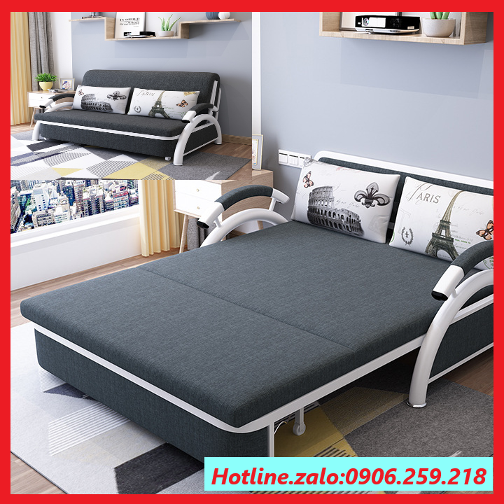 Giường sofa, giường ngủ thông minh gấp gọn thành sofa hiện đại tiện ...