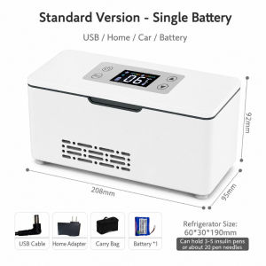 LOCAL STOCK Insulin Cooler Box Shockproof Sealed Material Constant Temperature Storage For Chronic Patients Travel Medicine Keeping