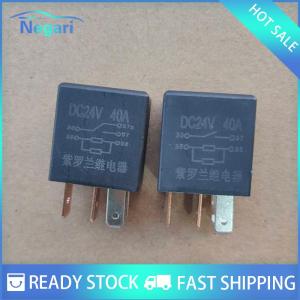 NG Motor✨ COD ✨ Car Car Truck Relay DC 24V 40A Rated Current 1NO 1NC SPDT 4 5 Pins Automotive Alarm Relay Automotive Parts