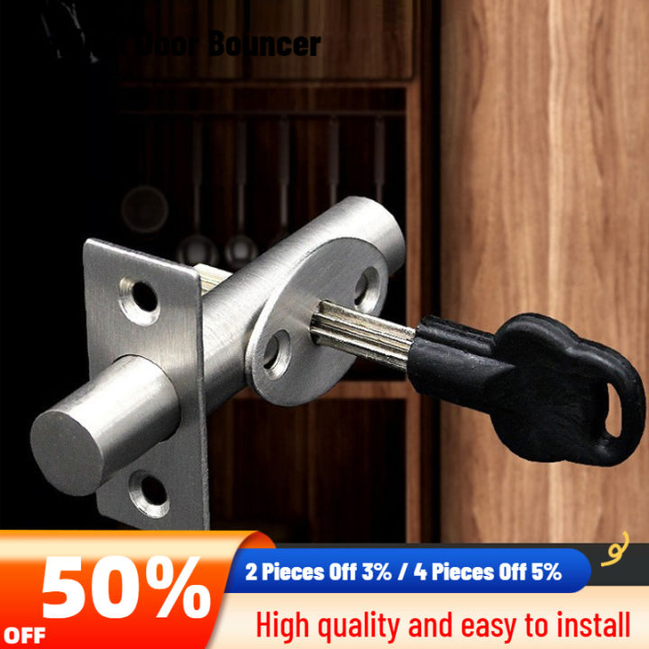 thumbnail image 2 of 2-Pack Hidden Tubewell Mortise Locks - Stainless Steel Key Lock For Fire Doors, Office & Home 2 of 14