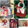 Túi PVC trong suốt dày tay cầm da làm túi xách/ quà tặng size lớn 25*15*28cm. 