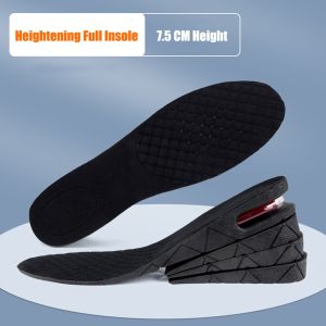 Increase Insole，Lightweight and Breathable Soft and Comfortable 3-7.5cm Height Adjustable Removable Shock-Absorbing and Rebound for Women Men Heel Lift Shoe Air Cushion Pad Taller Support Absorbant Foot Pad