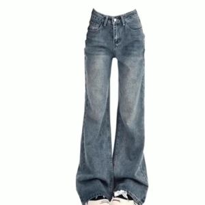 Ladies Flare Trousers Leisure Slimming Vintage Inspired Autumn High Waist Bell Womens Pants Flared Jeans Y2K2026