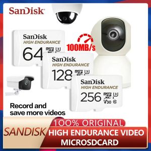 SanDisk High Endurance Video microSD Card C10 U3 V30 4K UHD for Dash Cam And Home Monitoring 32GB 64GB 128GB 256GB 52GB 1TB