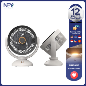 2023 New USB digital display air circulation fan remote control timing desktop floor mounted shaking head silent fan