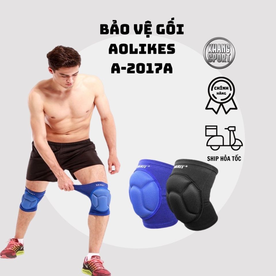 [1 ĐÔI] Băng Đệm Bảo Vệ Gối AOLIKES 0217A - Dụng cụ bó đầu gối cho thủ môn đá bóng bóng chuyền gym