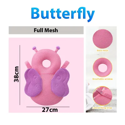 Premium Cotton Baby⚡️SG SELLER⚡️Baby Head Protector Backpack : Soft Landing & Safety Toddler Fall Protection for Baby Crawling & Walking Head Support Pillow - Soft Animal Design for Newborns & Toddlers