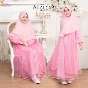 Gaun anak perempuan 5 6 tahun syafina labella/gaun anak pesta mewah/gaun anak super cantik/gaun anak putih