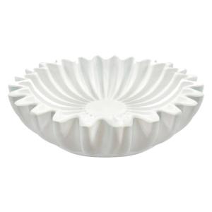 Ruffled Edges Decorative Resin Bowl Multipurpose Storage Organiser For Home Decoration Kitchen Dining Table Accessories
