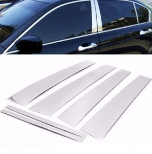 2025 ใช้บังคับ Toyota โตโยต้า 11-21 รุ่น Camry รถคัมรี่ ตกแต่งหน้าต่างรถ ประตูข้าง ป้ายเสาตรงกลางสีเงินเคลือบ