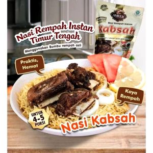 Ameer Nasi Rempah Instant Nasi Kebuli Beras Basmati Nasi Mandhi Nasi Briyani - 350gr