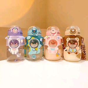 Botol Minum Susu Anak Karakter Animal Timbul 3D Anti Pecah Tutup Clip 700ml BPA FREE!!!