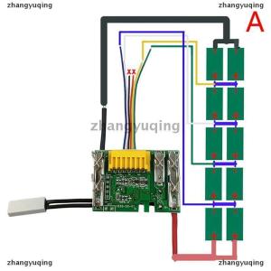 [COD] zhangyuqing Circuit Board PCB LED For Makita 18V 3 6 9Ah Bl1830 Power Tool Lithium Battery Protection Circuit Board