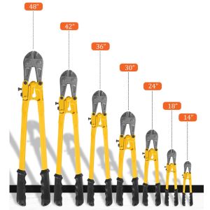 Professional Hand Jaws Bolt Cutter Heavy-Duty Alloy Steel Cutting Pliers for Wire Cable and Rebar 18/24/36 inch