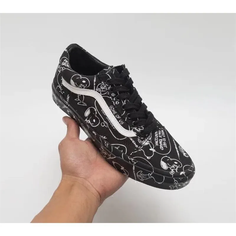 Vans x peanuts hot sale old skool snoopy black