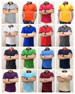 Kaos Kerah Jumbo/ Poloshirt/ Kaos Kerah Wangki Kombinasi