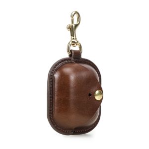 CONTACTS FAMILY Genuine Leather Case for Samsung Galaxy Buds 3 Pro 2024 New Samsung Buds3 Pro Cover Protective Headphone Sleeve