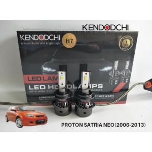 🔥READY STOCK🔥KENDODCHI 2Pcs H7 LED Car Headlight FOR PROTON SATRIA NEO(2006-2013) product by Malaysia