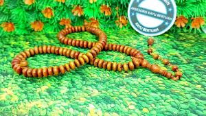 tasbih gaharu agatis full tembus cahaya bulat pipi