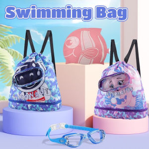 Childrens Swimming Bag Waterproof Wet and Dry Separation Sport Storage Bags for Beach Backpacks