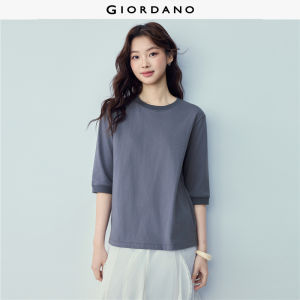 Giordano Women Women Pure Cotton T-Shirt Free Shipping 05326437
