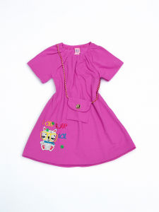 Miss Mini 2328 Kids Fashion Dress Terusan Daster Anak Perempuan Cewek 2 3 4 5 6 7 8 Tahun (Free Tas)