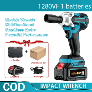 CHIC 800NM Cordless Brushless Electric Impact Wrench Tool Set With Six Month Warrantly