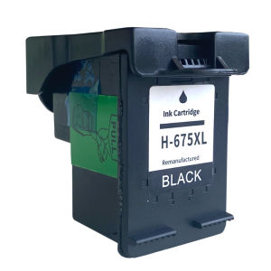 Compatible HP 675XL Black & Color Ink Cartridges (New Chip Ink Level Display) Replacement for HP OfficeJet 4000 4400 4575 K710a 4500 Printers Black 750 Pages/Color 450 Pages