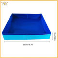 [deveodo] Foldable PVC Sandbox Square Sand Play Pool for Kids Pets Portable Beach Toy Pet Bath Tub Reinforced Base Reusable Sand Play Kit. 