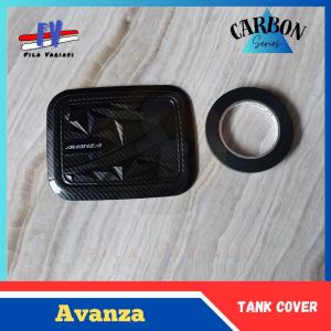 Tank Cover Tutup Tangki Mobil Toyota Avanza 2004 2011 Carbon